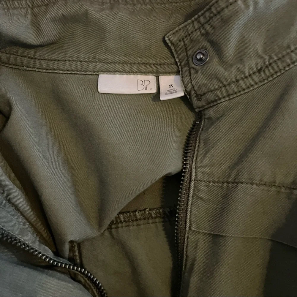 BP Nordstrom oversized olive green utility jacket XS. Great Condition - Picture 6 of 9